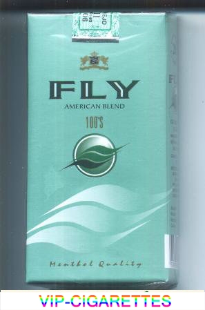 Fly American Blend 100?s Menthol Quality cigarettes soft box