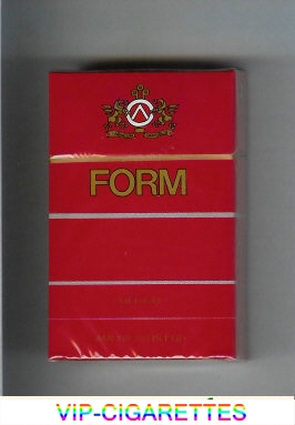 Form Medium American Blend red cigarettes hard box