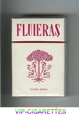 Fluieras white cigarettes hard box