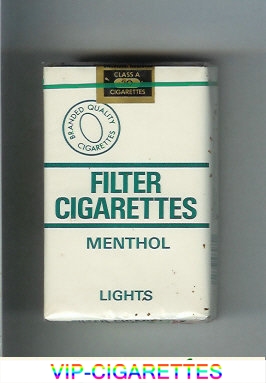 Filter Cigarettes Blended Quality Sigarettes Menthol Lights cigarettes soft box