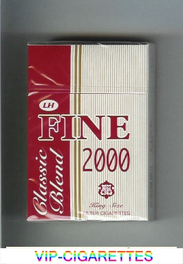 Fine 2000 Classic Blend cigarettes hard box