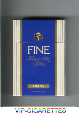 Fine Lights cigarettes hard box