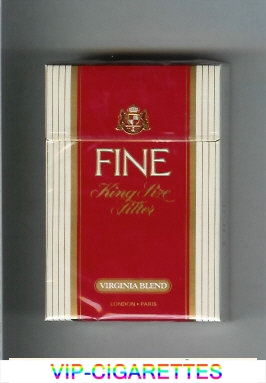 Fine Virginia Blend cigarettes hard box