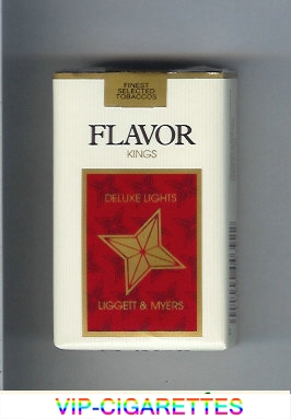 Flavor Deluxe Lights cigarettes soft box