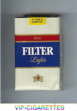 Filter Kings Lights cigarettes soft box
