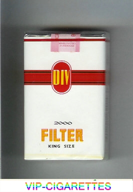 Filter 2000 DIV King Size cigarettes soft box
