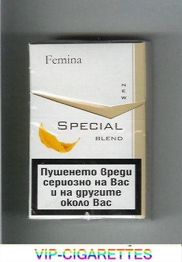 Femina New Special Blend cigarettes hard box