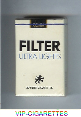 Filter Ultra Lights cigarettes soft box