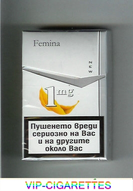 Femina New 1 mg cigarettes hard box
