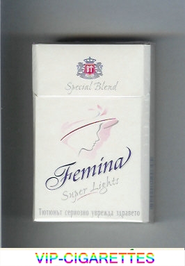 Femina Special Blend Super Lights cigarettes hard box
