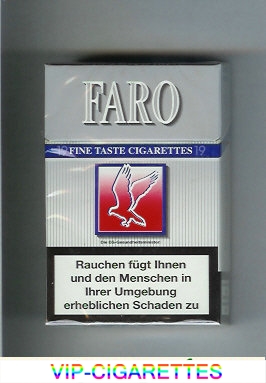 Faro Fine Taste Cigarettes hard box