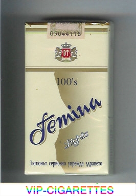 Femina 100s Lights cigarettes soft box