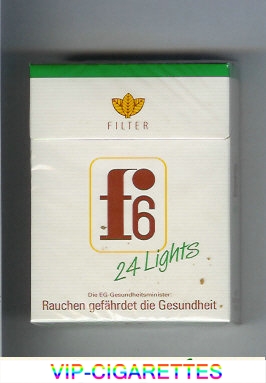 F6 Filter 24 Lights Cigarettes hard box