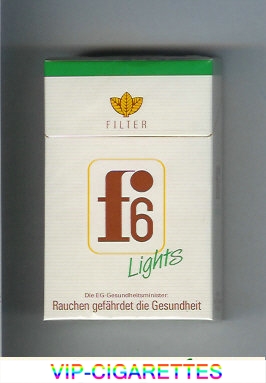 F6 Filter Lights Cigarettes hard box