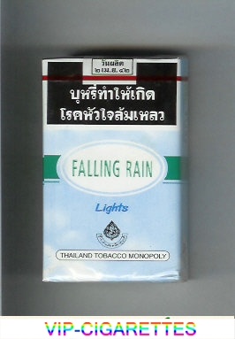 Falling Rain Lights cigarettes soft box