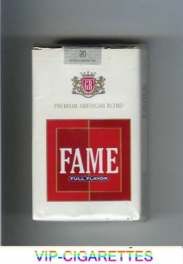 Fame Premium American Blend Full Flavor cigarettes soft box