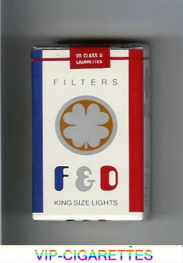 F&D F and D Filters King Size Lights cigarettes soft box