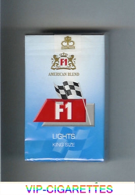 F1 American Blend Lights cigarettes soft box