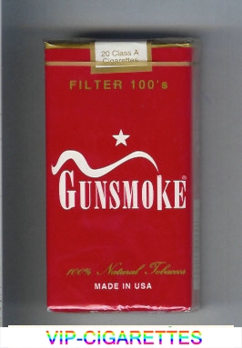 Gunsmoke Filter 100s cigarettes soft box