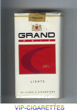 Grand Prix 100s Lights cigarettes soft box