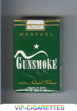 Gunsmoke Menthol cigarettes soft box