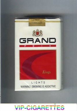 Grand Prix Lights Kings cigarettes soft box