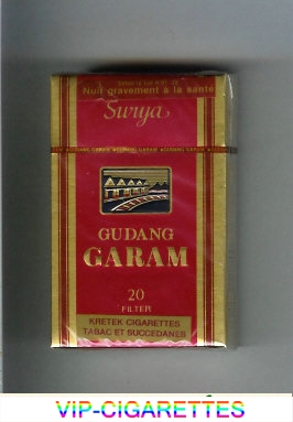 Gudang Garam Surya 20 Filter red cigarettes hard box