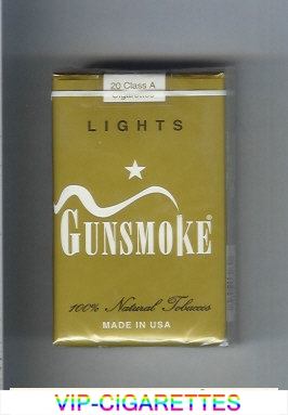 Gunsmoke Lights cigarettes soft box