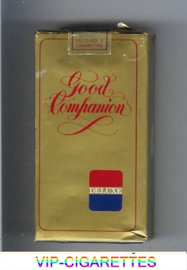 Good Companion Deluxe gold 100s cigarettes soft box