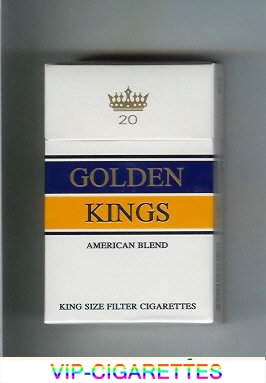 Golden Kings American Blend King Size Filter cigarettes hard box