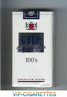 Gold Super Lights 100s American Blend cigarettes soft box