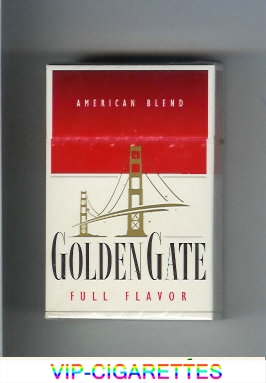 Golden Gate Full Flavor American Blend cigarettes hard box