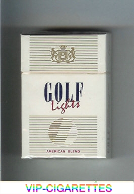 Gold Lights American Blend cigarettes hard box