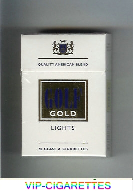 Gold Lights Quality American Blend cigarettes hard box