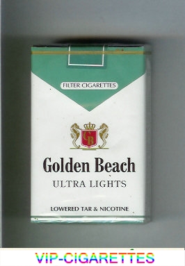 Golden Beach Ultra Lights Filter cigarettes soft box