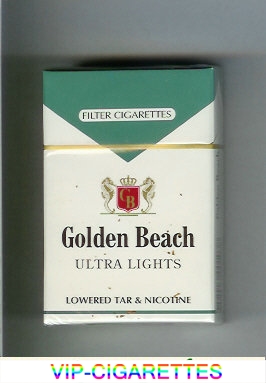 Golden Beach Ultra Lights Filter cigarettes hard box