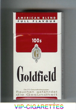 Goldfield American Blend Full Flavour 100s cigarettes hard box
