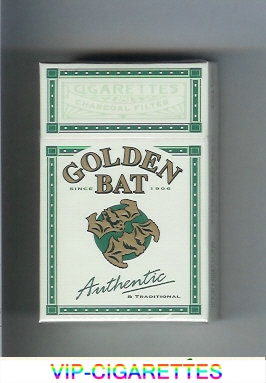 Golden Bat Authentic white cigarettes hard box