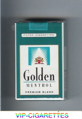 Golden Menthol cigarettes soft box