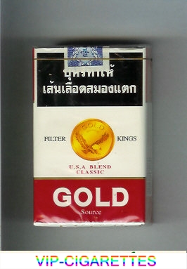 Gold USA Blend Classic Filter Kings cigarettes soft box