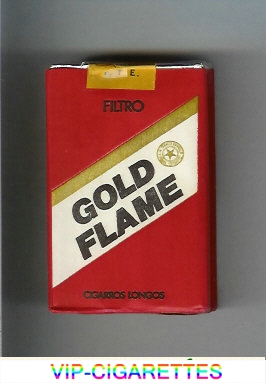 Gold Flame Filtro cigarettes soft box