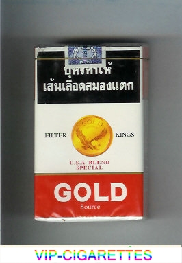 Gold USA Blend Special Filter Kings cigarettes soft box