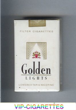 Golden Lights cigarettes soft box