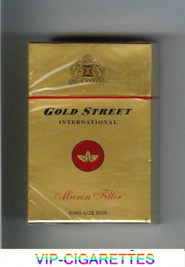 Gold Street International Micron Filter Cigarettes hard box