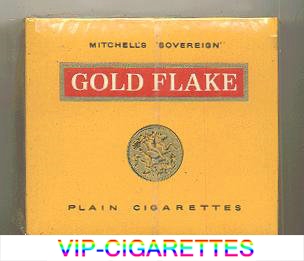 Gold Flake Mitchel Soverign cigarettes hard box