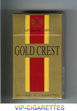 Gold Crest Full Flavor Box 100s cigarettes hard box