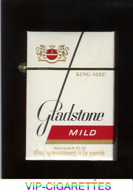 Gladstone Mild King Size cigarettes hard box