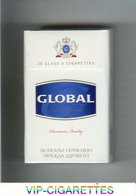 Global International Premium Quality cigarettes hard box
