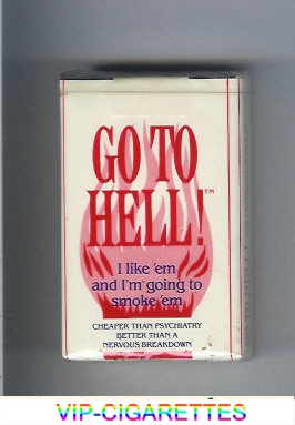 Go To Hell cigarettes soft box
