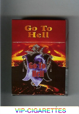 Go To Hell cigarettes hard box